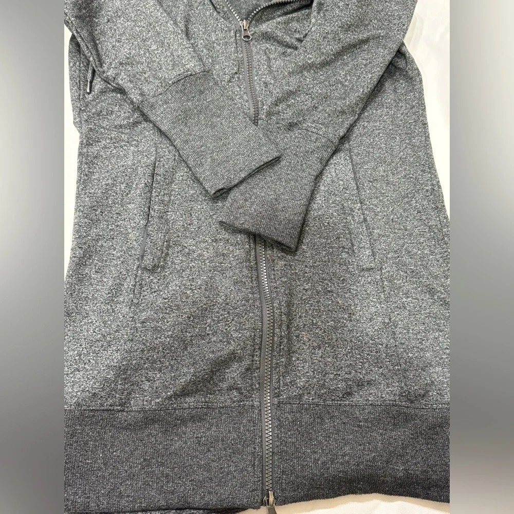 Mondetta Full Zip Athletic Stretch Hooded Sweatshirt Thumb Holes Women's - Picture 4 of 10
